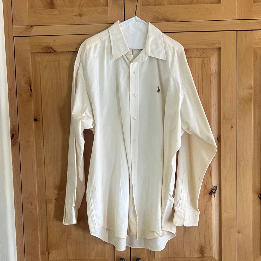 Ralph Lauren Cream Dress Shirt